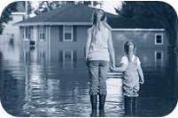 Girls in Floodwaters