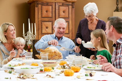 Family at Thanksgiving