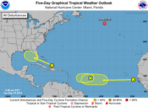 5-Day Tropical Outlook | September 10, 2019, 8am ET