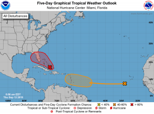 5-Day Tropical Outlook | September 12, 2019, 8am ET