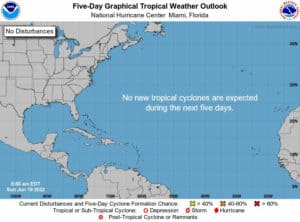 Five-Day Graphical Tropical Weather Outlook | June 19, 2022