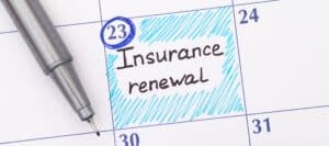 Reminder Insurance Renewal in calendar