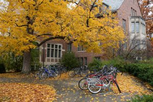 bicycles on campus