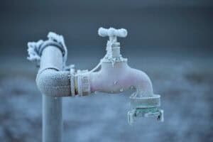 frozen faucet