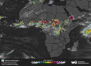 African Infrared+ Satellite | September 9, 2019, 2am ET