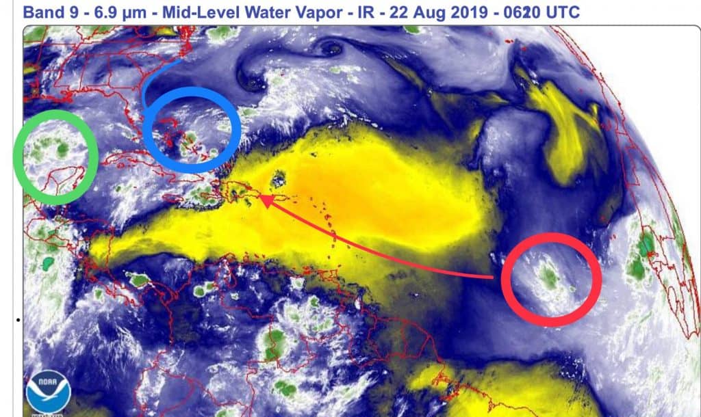 Atlantic Water Vapor | August 22, 2019