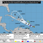 Dorian NHC Forecast Cone | August 26, 2019