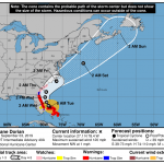 Dorian Forecast Track | September 3, 2019, 8am ET