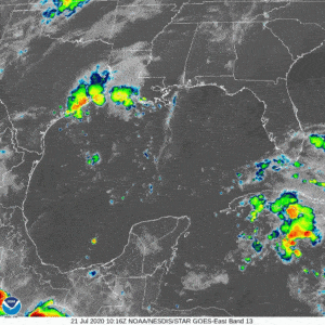 NOAA GOES-East Satellite | July 21, 2020