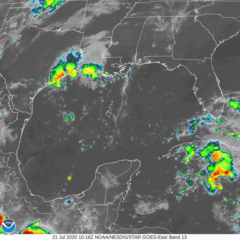 NOAA GOES-East Satellite | July 21, 2020