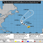 Gabrielle NHC Cone | September 6, 2019, 5am AST