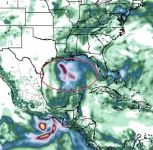 Gulf of Mexico Moisture | August 14, 2019