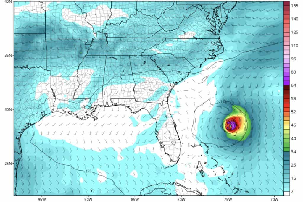 Invest 95 GFS Model | Day 10 (8/10/2019)