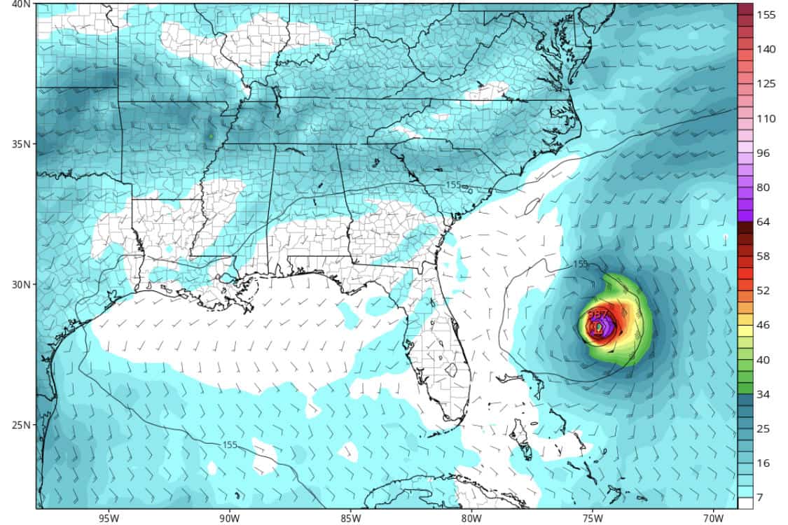Invest 95 GFS Model | Day 10 (8/10/2019)