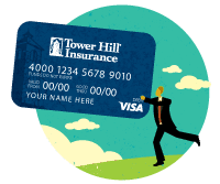Tower Hill Insurance Prepaid Visa Debit Card
