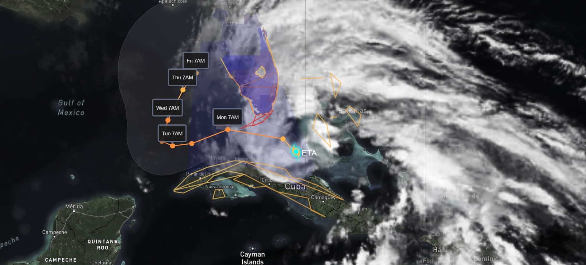 Eta Satellite | November 8, 2020