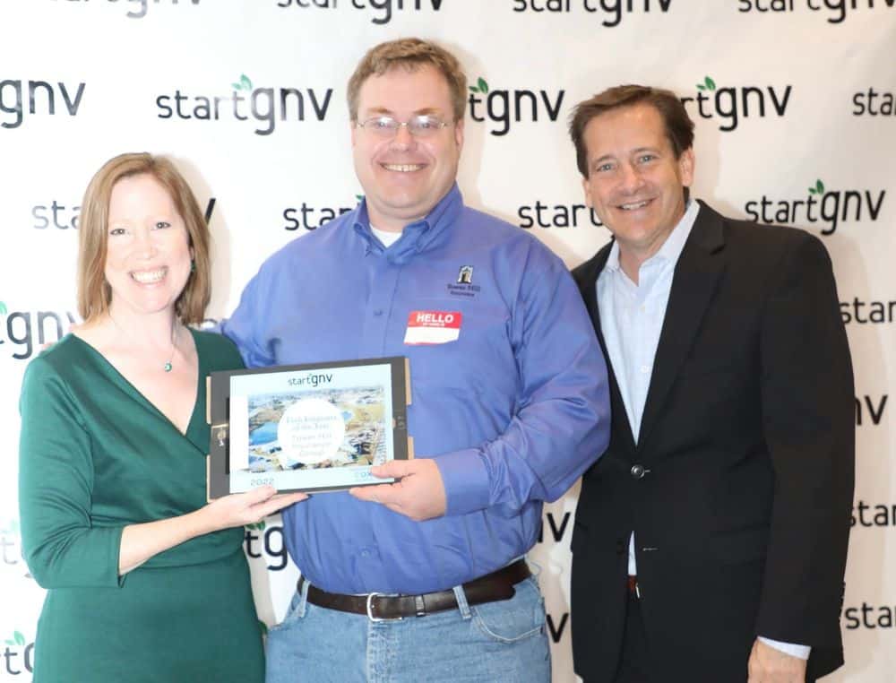 startGNV Director Tammy Dygert, Tower Hill IT Manager Colin Hines, and VP of Cox Business Harbin Bolton