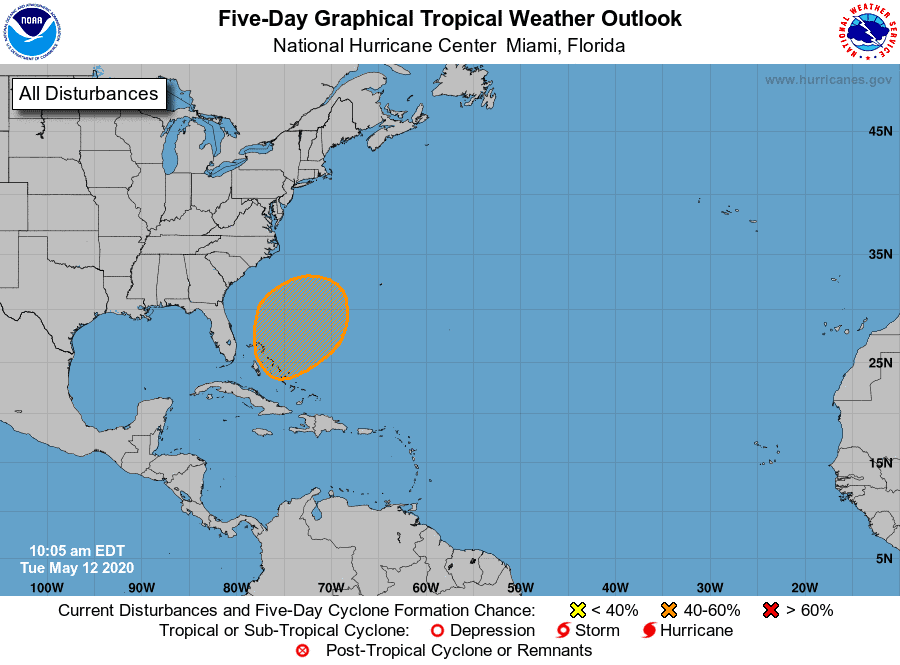 Atlantic 5-Day Outlook | May 12, 2020