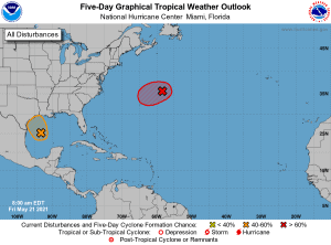 Five-Day Graphical Tropical Weather Outlook | May 21, 2021